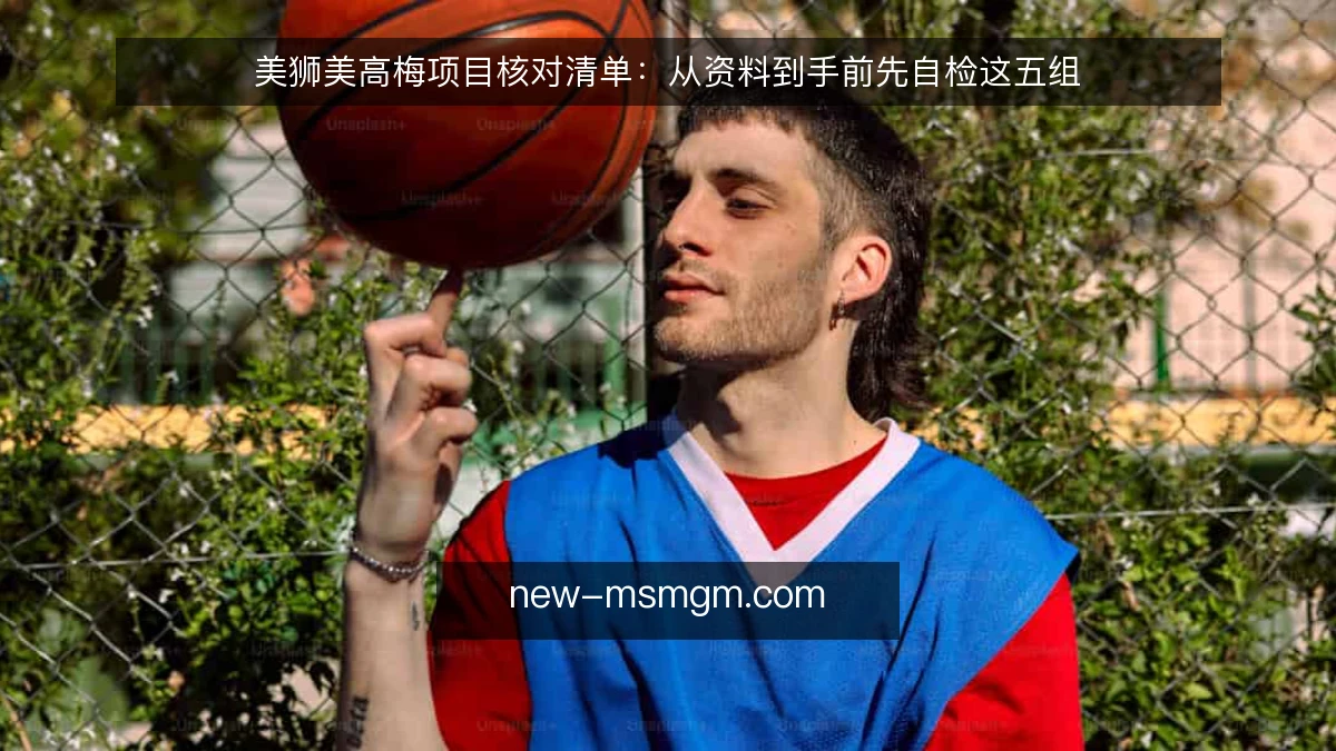美狮美高梅项目核对清单：从资料到手前先自检这五组